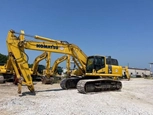 Used Komatsu Crawler Excavator under blue sky for Sun